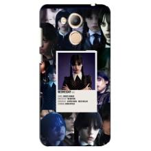Чехлы Венсдей на Huawei Honor 6c Pro Уэнсдей (AlphaPrint) (коллаж Уэнздей)