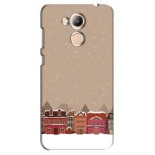 Новогодние, Праздничные Чехлы для Huawei Honor 6c Pro - 2024 год (Зимний город)