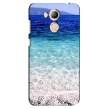 Силиконовый чехол с КАРТИНКАМИ лето для Huawei Honor 6c Pro (AlphaPrint) (Море)