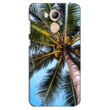 Силиконовый чехол с КАРТИНКАМИ лето для Huawei Honor 6c Pro (AlphaPrint) (Пальма)