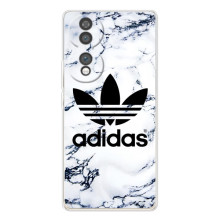 Чехлы Адидас для Huawei Honor 70 (AlphaPrint) – Адидас на мраморе