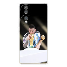 Чехлы Лео Месси Аргентина для Huawei Honor 70 – Кубок Мира