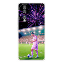 Чехлы Лео Месси в Майами на Huawei Honor 70 (Месси в Майами)