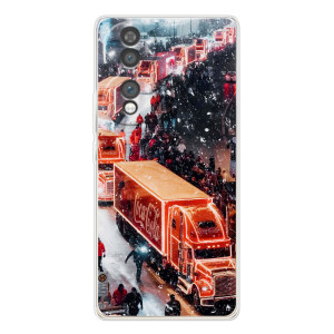 Чехлы на Новый Год Huawei Honor 70 – Кока Кола