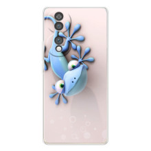Чехлы с изображением разных животных для Huawei Honor 70 (Геккон)