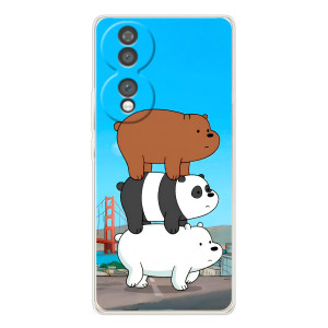 Чехлы с Пандами на Huawei Honor 70 – Друзья