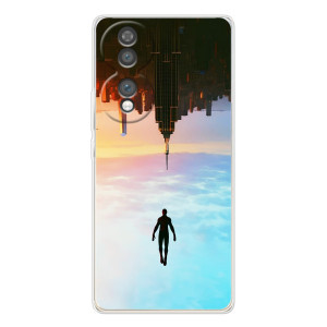 Чехол с человеком пауком для Huawei Honor 70 - (AlphaPrint)