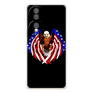 Чехол Флаг USA для Huawei Honor 70 – Крылья США