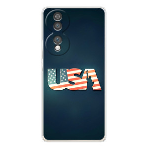 Чехол Флаг USA для Huawei Honor 70 – USA