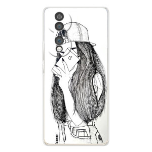 Чехол с печатью для Huawei Honor 70 - (Мода) (AlphaPrint)