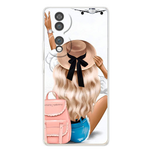 Чехол с печатью для Huawei Honor 70 - (Мода) (AlphaPrint)