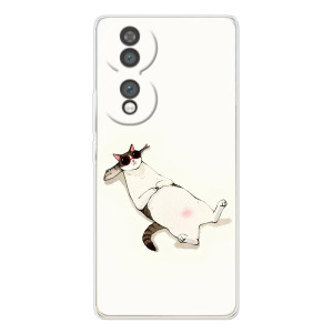 Чехол на тематику: Коты для Huawei Honor 70 – Отдых