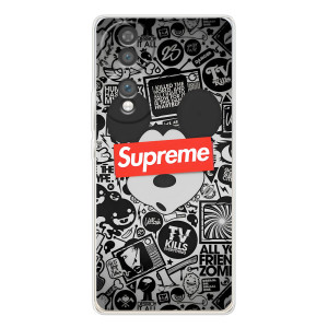 Чохол з Брендами одягу на Хuавеі Хонор 70 – Supreme Маус