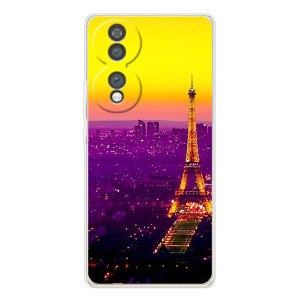 Чехол с Эйфелевой башней на Huawei Honor 70 – Яркая башня