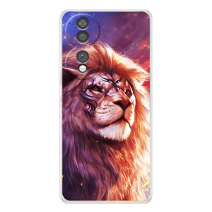 Чехол с картинкой на Huawei Honor 70 – Красочный ЛЕВ