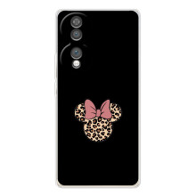 Чехол с леопардовым принтом на Huawei Honor 70 (Леопардовая Минни)