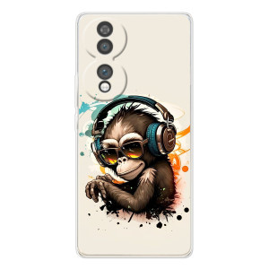 Чехол с Обезьянами Huawei Honor 70 - (AlphaPrint)