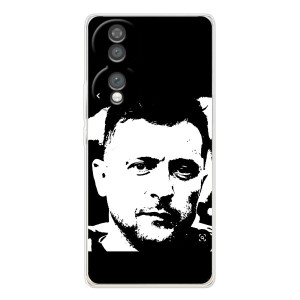 Чехол для Huawei Honor 70 (AlphaPrint - с принтом Зеленского)