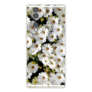 Чохол з ромашками на Huawei Honor 70 – Рамка в ромашках