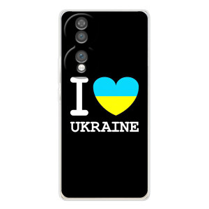Чохол з Українською символікою на Хuавеі Хонор 70 – I Love Ukraine