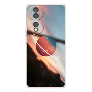 Чохол (ТПУ) з планетами на Huawei Honor 70 – Сатурн