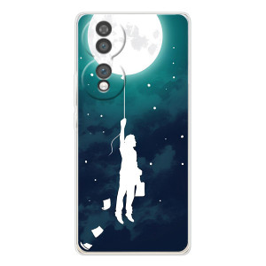 Чохол (ТПУ) з планетами на Huawei Honor 70 – To The moon