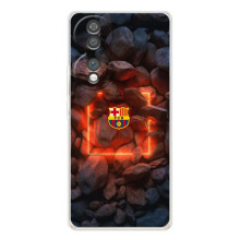 Чехол с картинкой ФК Барселона на Хауэй Онор 70 (FC Barcelona)