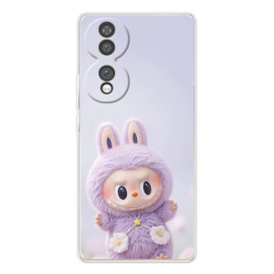 Чехол с принтом Лабубу для Huawei Honor 70 – Фиолетовый Лабубу