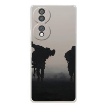 Чехол с украинским воином на Huawei Honor 70 (Украинские солдаты)