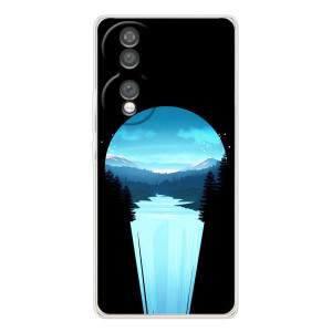 Літній Чохол на Huawei Honor 70 – Синій Водоспад