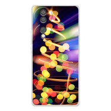 Новорічні Чохли для Юавей Гонор 70 (VPrint) (Ялинка в огоньках)