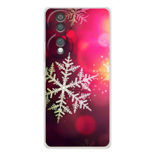 Новорічні Чохли для Юавей Гонор 70 (VPrint) (Сніжинка)