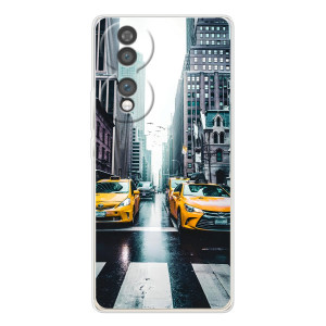 Силиконовый бампер (Работники) на Huawei Honor 70 – Такси