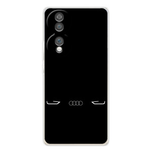 Силиконовый бампер с картинкой машины на Huawei Honor 70 – Силует Audi
