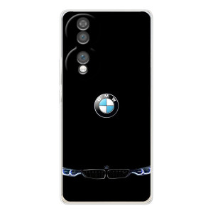 Силиконовый бампер с картинкой машины на Huawei Honor 70 – Черный BMW