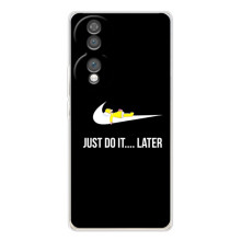 Силиконовый Чехол на Huawei Honor 70 с картинкой Nike (Later)
