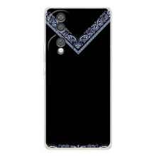 Силиконовый Чехол на Huawei Honor 70 (Воротник вышиванки)