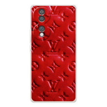 Текстурный Чехол Louis Vuitton для Hmm-70 Haюӭ̈й Хонор 70 (Красный ЛВ)