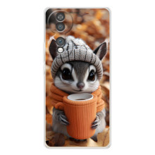 Друкований чохол 'Звірята з кавою' для Huawei Honor 70