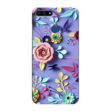 Чохли з квітами для Huawei Honor 7A Pro (VPrint) (Дизайн квітів)