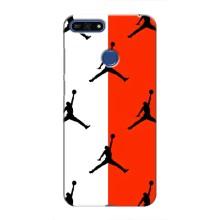Чехлы для Huawei Honor 7A Pro - с картинкой JORDAN (AlphaPrint) – Лого Джордан