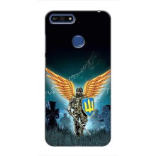 Чехлы с картинкой ЗСУ для Huawei Honor 7A Pro (AlphaPrint) (Солдат ЗСУ)