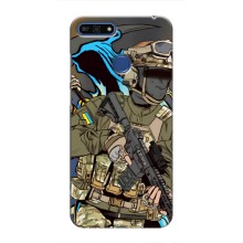 Чехлы с картинкой ЗСУ для Huawei Honor 7A Pro (AlphaPrint) (Воїн ЗСУ)