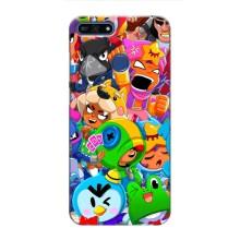 Чехол для Huawei Honor 7A Pro Бравл Старс (VPrint) – Герої Бравл Старс