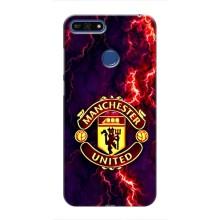 Чохол Манчестер Юнайтед для Хуавей Оноор 7А Про (AlphaPrint) – вогняний Манчестер