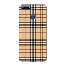 Чохол з Брендами одягу на Хуавей Хонор 7А Про – Burberry стиль