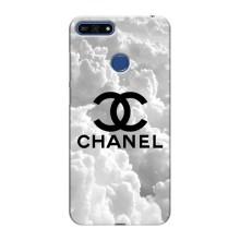 Чохол з Брендами одягу на Хуавей Хонор 7А Про – CHANEL