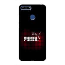 Чохол з Брендами одягу на Хуавей Хонор 7А Про – PUMA стиль