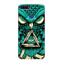 Чехол с птицами на Huawei Honor 7A Pro (VPrint) (Сова с глазом)