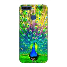 Чехол с птицами на Huawei Honor 7A Pro (VPrint) (Яркий Павлин)
